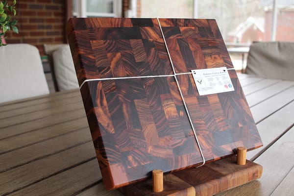 Cherry End Grain Cutting Board - 13" X 13" - Image 2