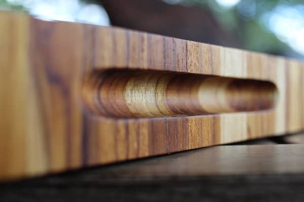 Teak End Grain Cutting Board - 14" x 18" - Image 2